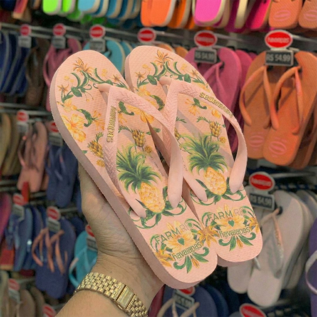 Chinelo Havaianas Farm - Beleza de Abacaxi - Imagem 3