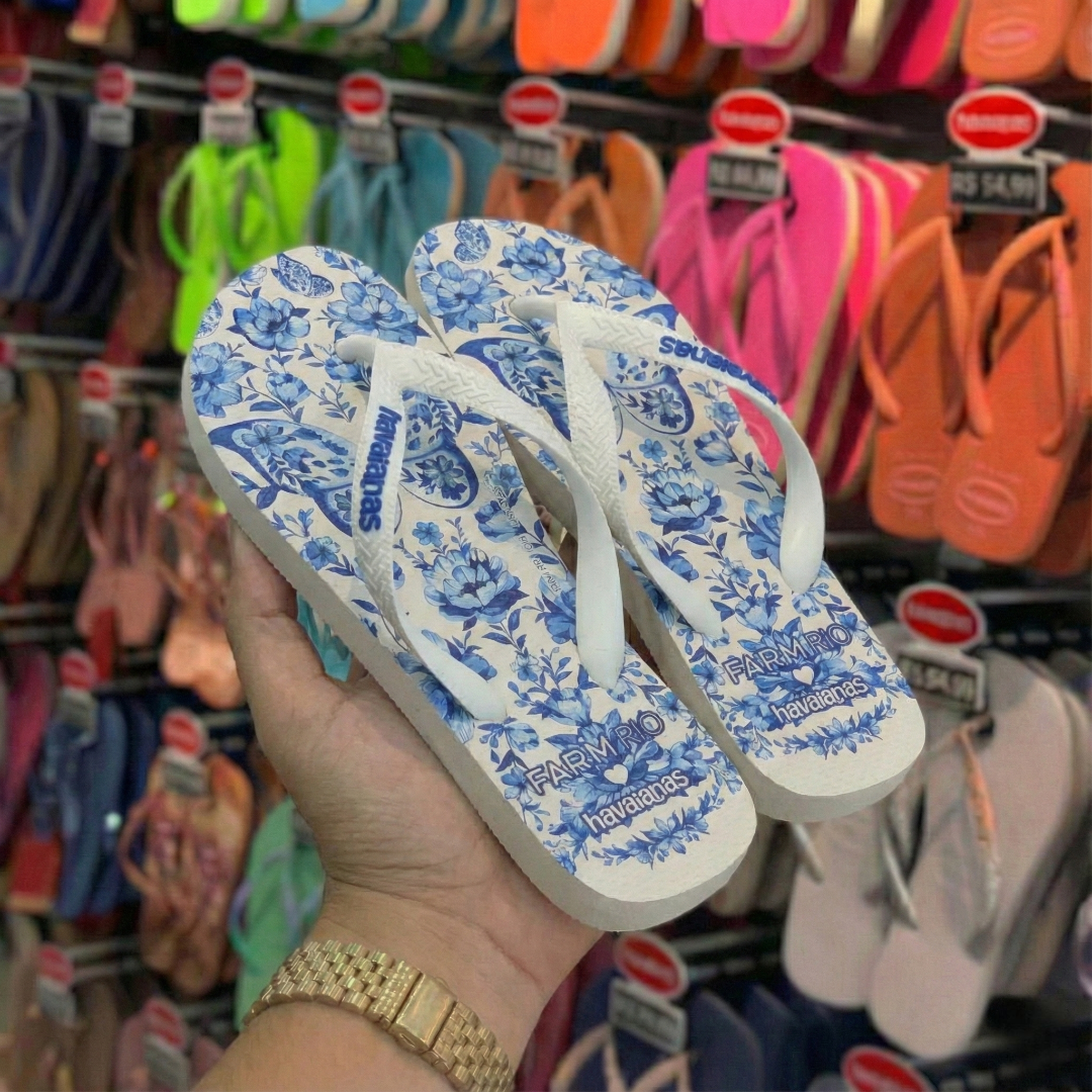 Chinelo Havaianas Farm - Jardim de Porcelana - Imagem 2