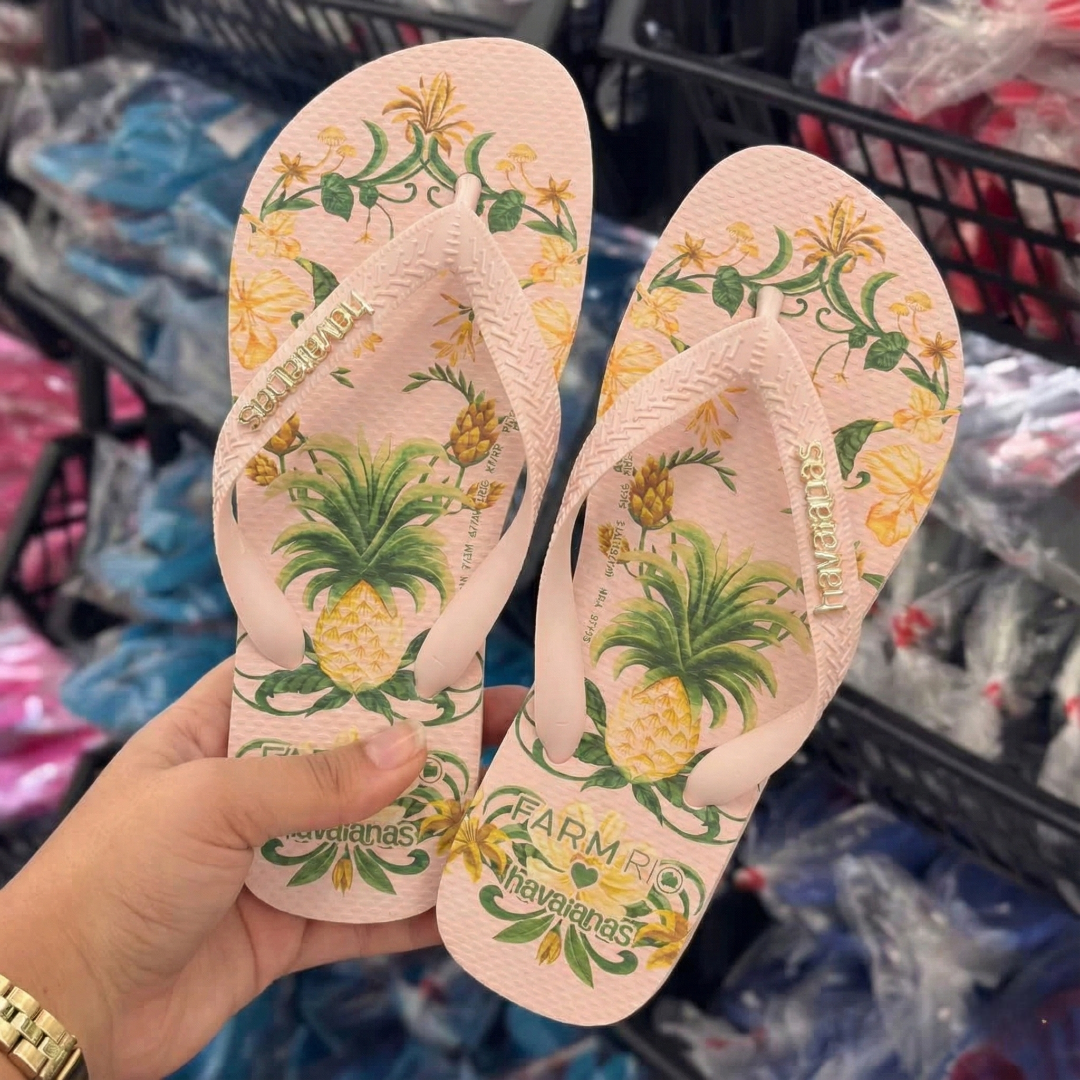 Chinelo Havaianas Farm - Beleza de Abacaxi - Imagem 2