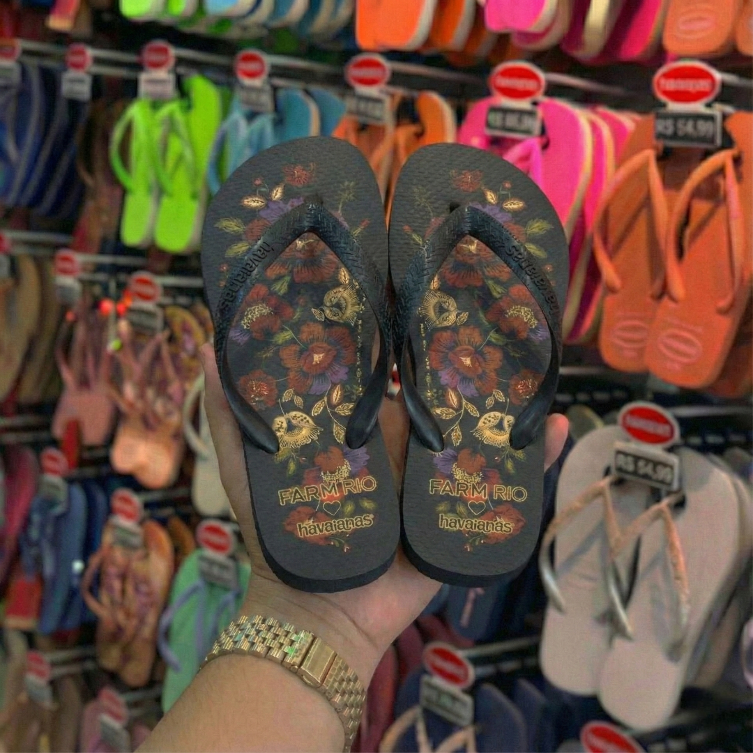 Chinelo Havaianas Farm - Flor de Fita - Imagem 2