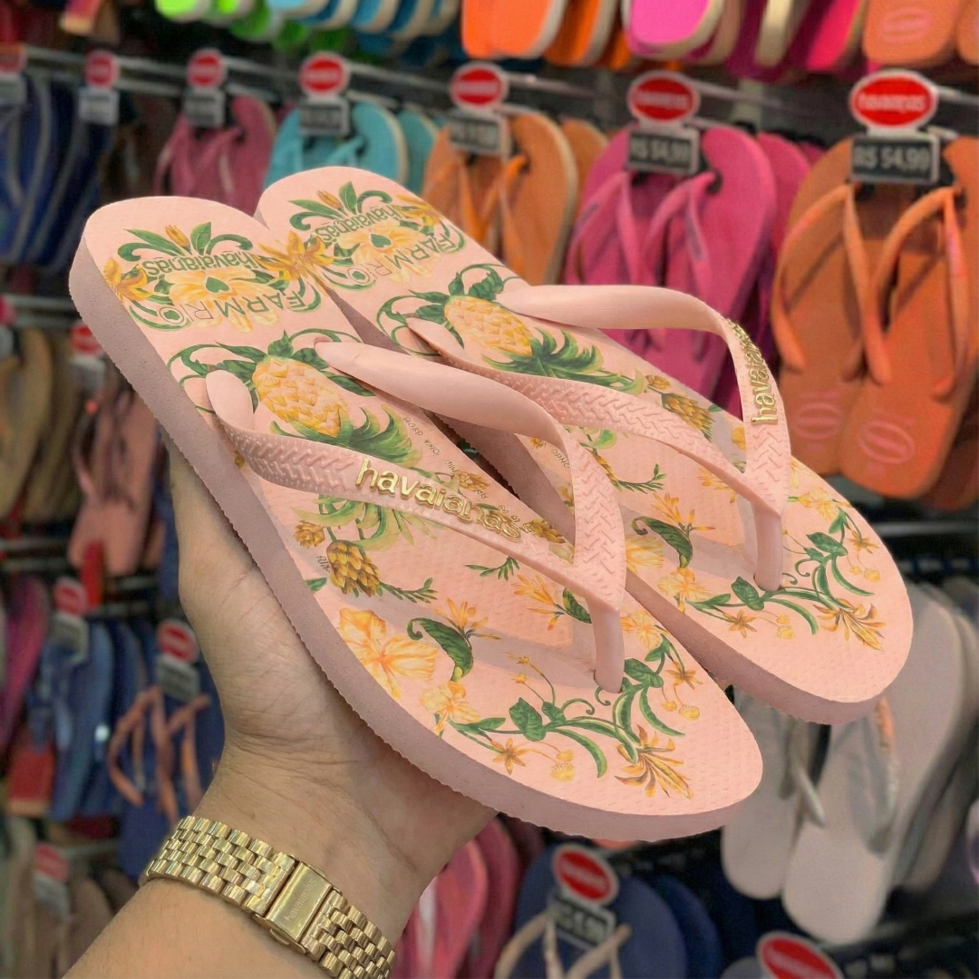 Chinelo Havaianas Farm - Beleza de Abacaxi - Imagem 4