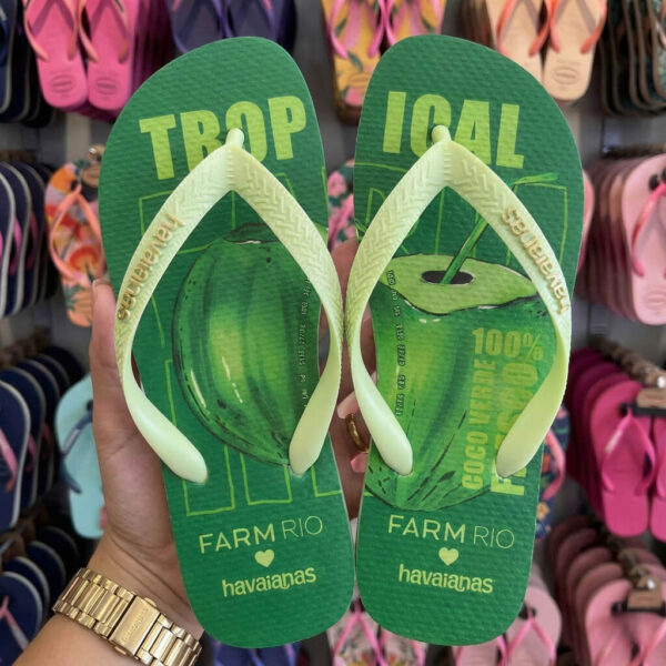 Chinelo Havaianas Farm - Tropical Coco