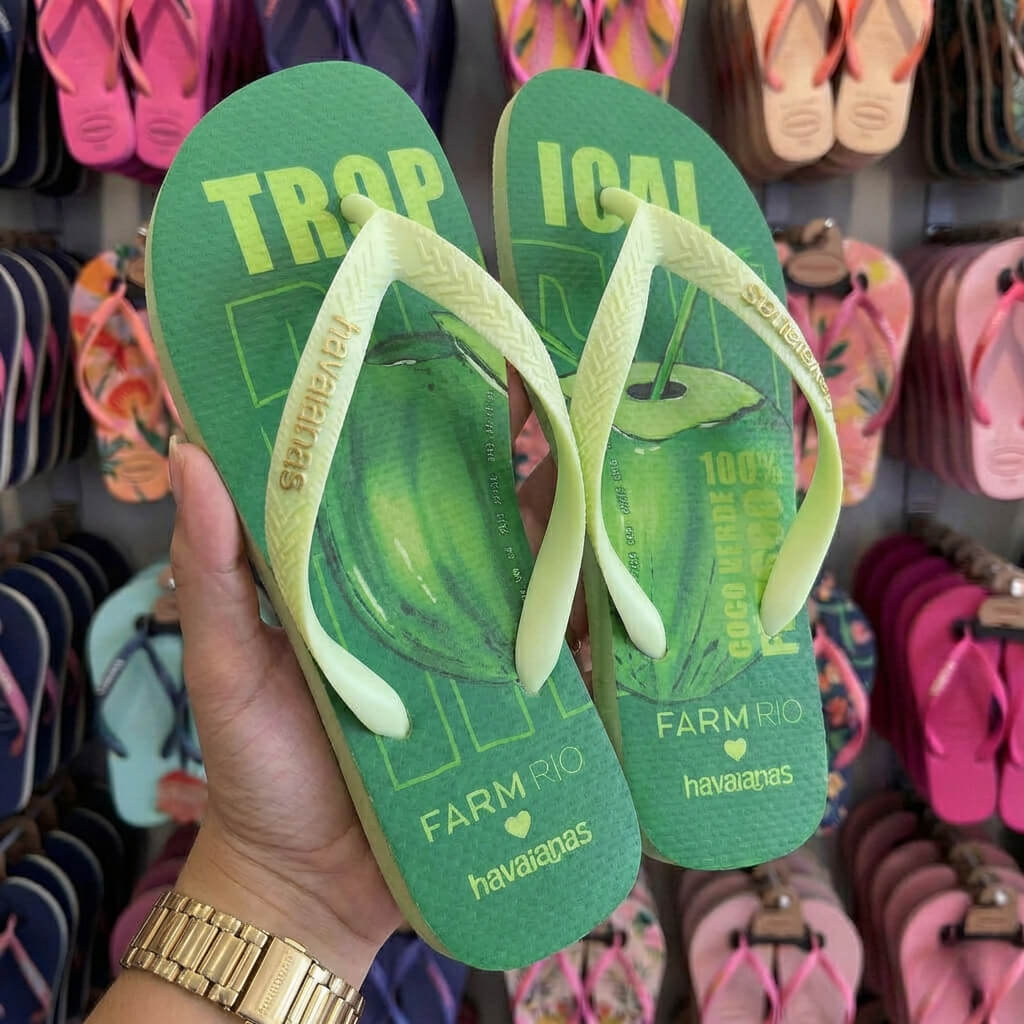 Chinelo Havaianas Farm - Tropical Coco - Imagem 2