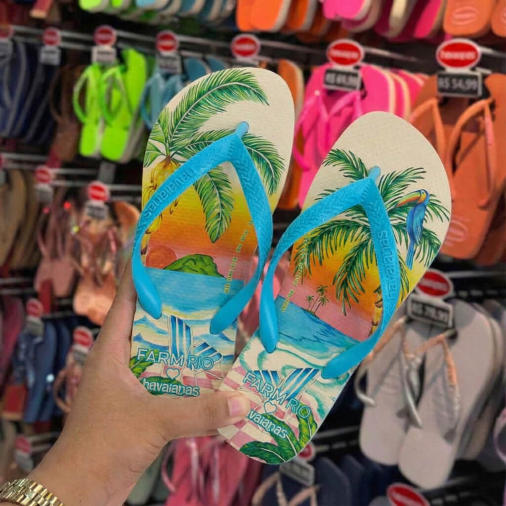 Chinelo Havaianas Farm - Paisagem Solar