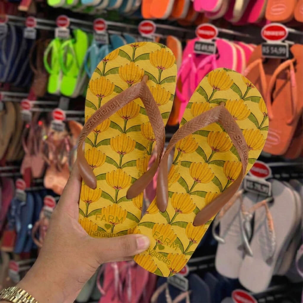 Chinelo Havaianas Farm - Banana Deco - Imagem 2