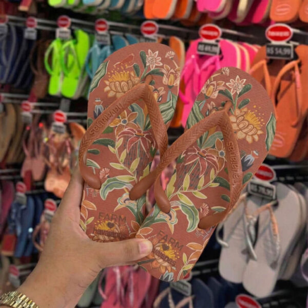 Chinelo Havaianas Farm - Jade