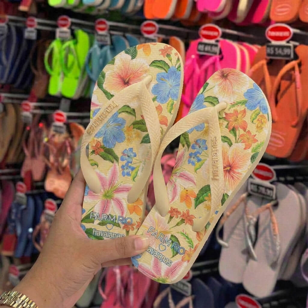 Chinelo Havaianas Farm - Flor de Praia - Imagem 2